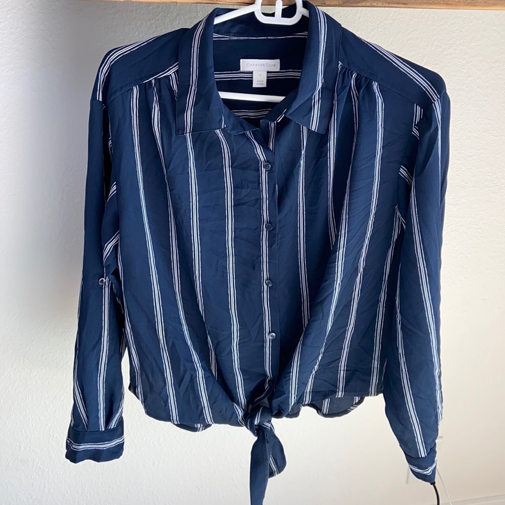 Charter Club Long Sleeve Blouse